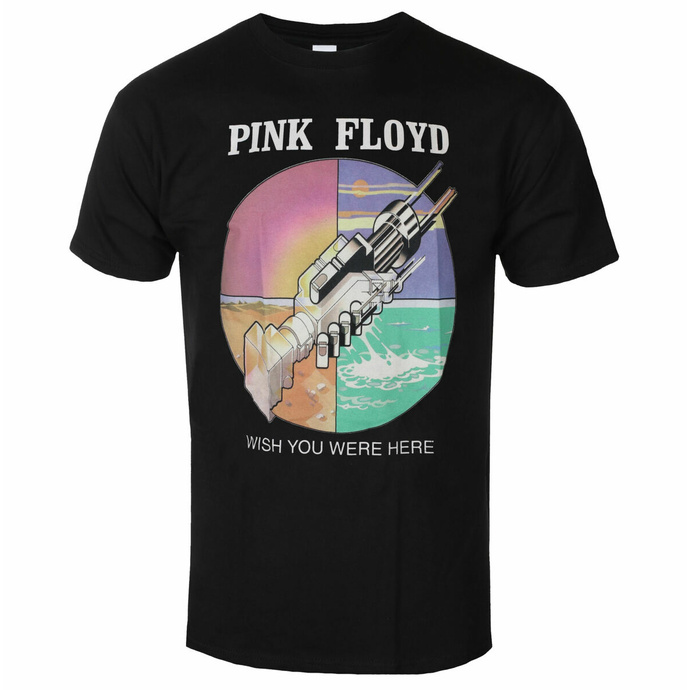 ROCK OFF - Herren-T-Shirt Pink Floyd - Wish You Were Here - Schwarz