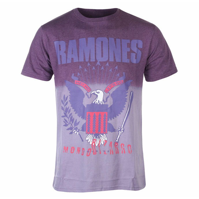 ROCK OFF - Herren T-Shirt - Ramones - Mondo Bizarro - PURPEL