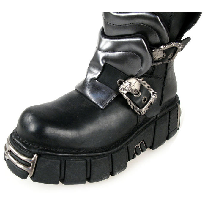 Schuhe NEW ROCK - Gladiator Boots (738-S1) Black-Grey