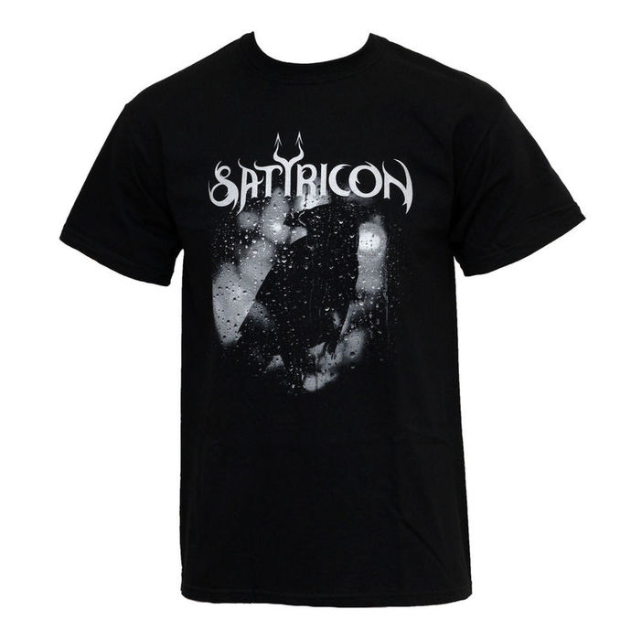 Herren T-Shirt Satyricon - Black Crow On A Tombstone