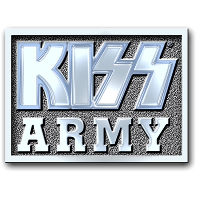 Anstecker Kiss - Army Block pin badge - ROCK OFF