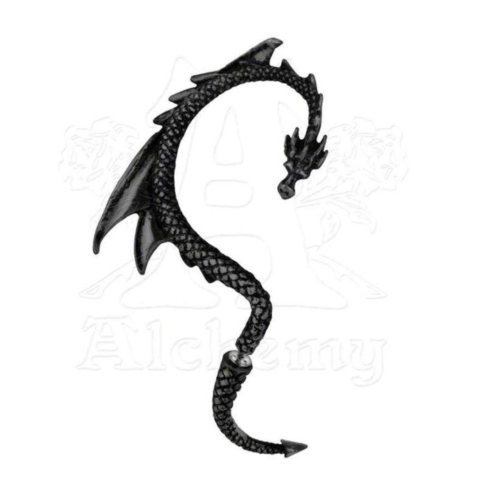 Ohrringee The Dragon´s Lure - Black - ALCHEMY GOTHIC