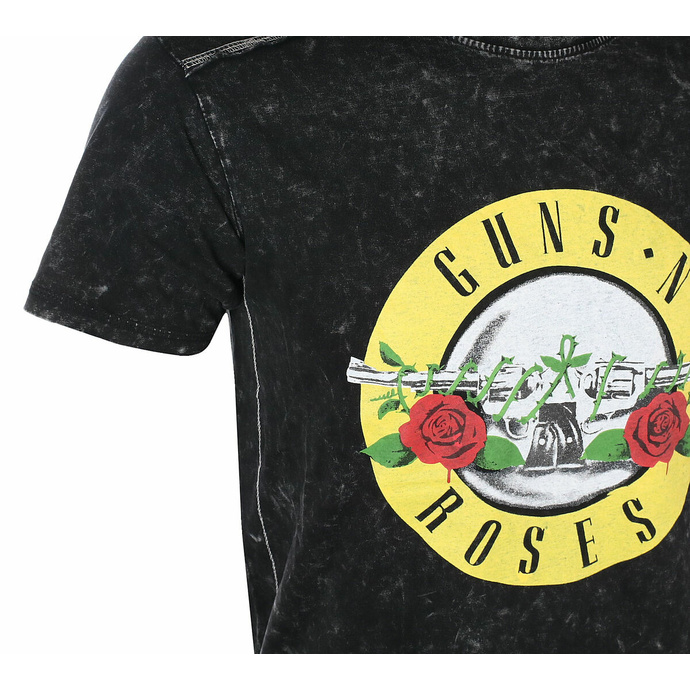 Herren T-Shirt Guns N' Roses - Classic Snow Logo - SCHWARZ - ROCK OFF