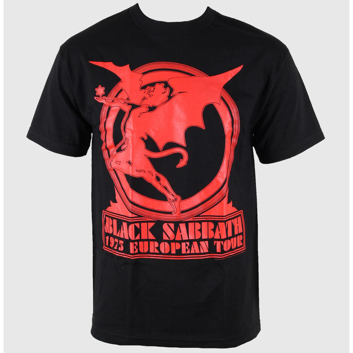 Herren T-Shirt Black Sabbath - Europe 75 Tour - BRAVADO USA