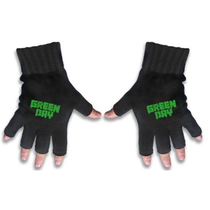 Halbfinger Handschuh Green Day - Logo - RAZAMATAZ