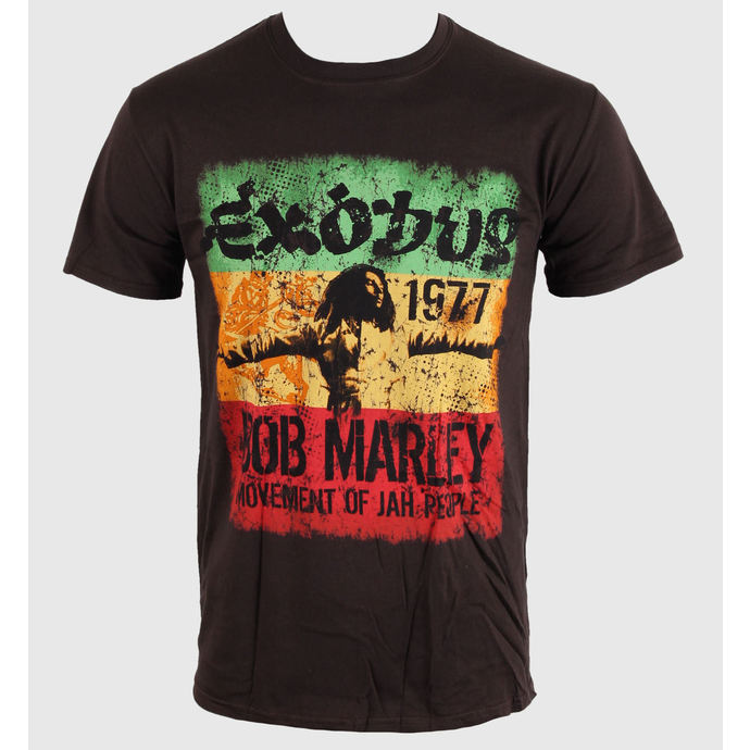 Herren T-Shirt   Bob Marley - Movement Dk - Brwn - BRAVADO EU