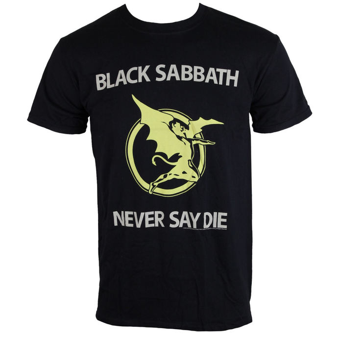 Herren T-Shirt   Black Sabbath - Never Say Die - Blk - BRAVADO EU