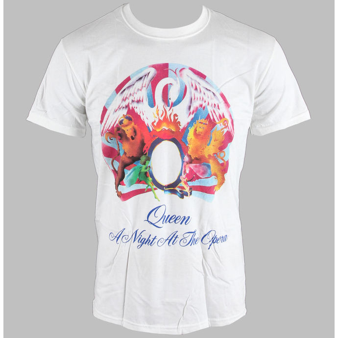 Herren T-Shirt   Queen - A Night At The Opera - White - BRAVADO EU