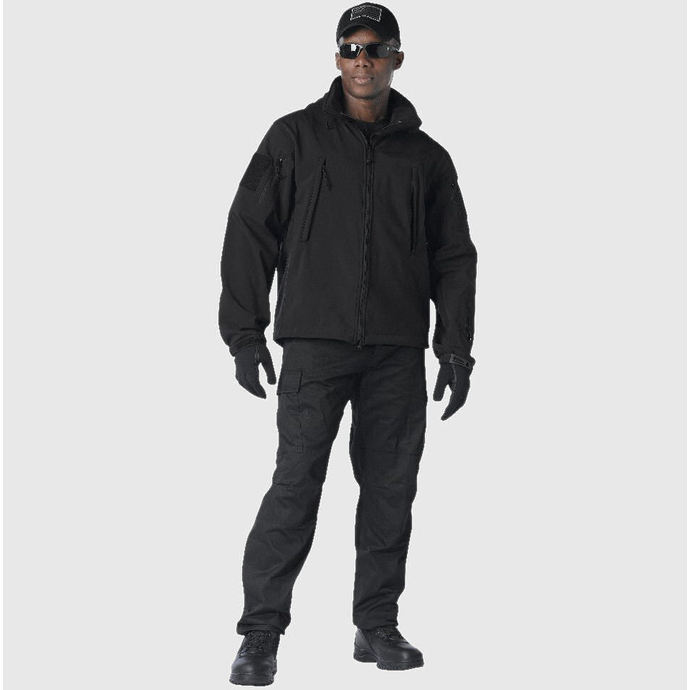 Herrenjacke Frühling/Herbst (softshell) ROTHCO - SPECIAL OPS - BLK