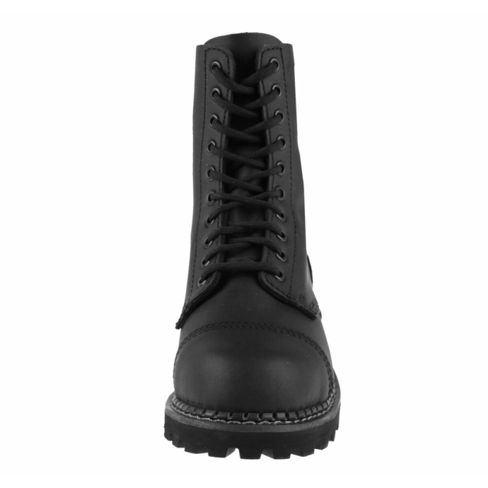 Lederstiefel/Boots Grinders - 10 Loch  - Stag - Black