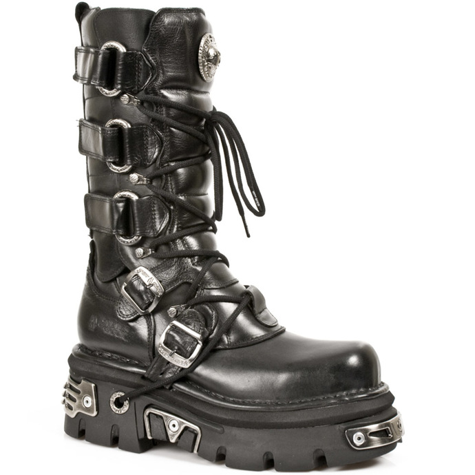 Schuhe NEW ROCK  - Girdle Boots (474-S1) Black