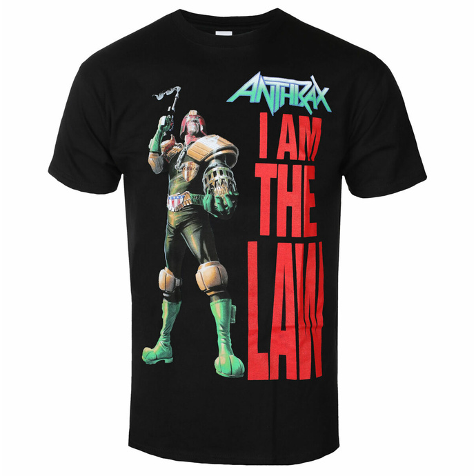 Herren T-Shirt Anthrax - I Am The Law - EMI