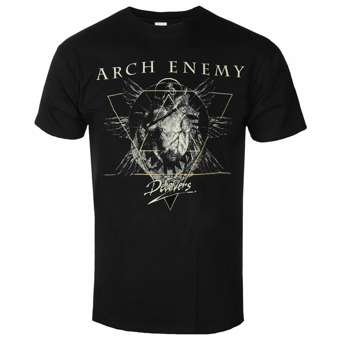 Herren T-Shirt Arch Enemy - Winged Heart - Black