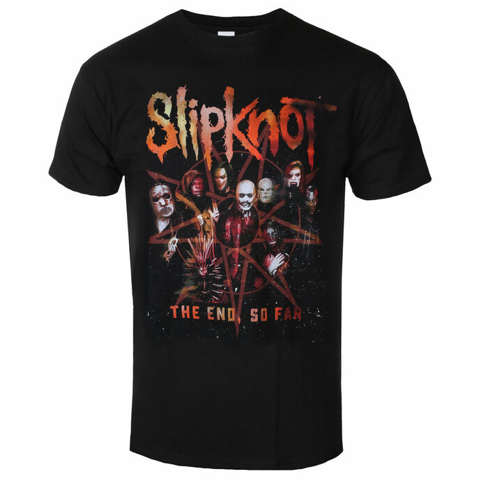ROCK OFF - Herren T-Shirt - Slipknot - The End So Far Group Star - Schwarz