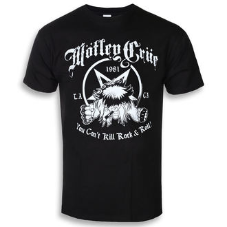 Herren T-Shirt Metal Mötley Crüe - You Can't Kill Rock & Roll - ROCK OFF - MOTTEE30MB