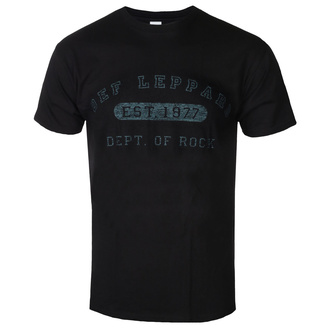 Herren T-Shirt Metal Def Leppard - Collegiate Logo - ROCK OFF, ROCK OFF, Def Leppard