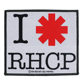 Patch Aufnäher Red Hot Chili Peppers - I Love RHCP - RAZAMATAZ, RAZAMATAZ, Red Hot Chili Peppers