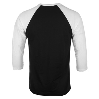 Herren 3/4 Arm Shirt Predator - Poster Baseball - Weiß schwarz - HYBRIS, HYBRIS, Predator