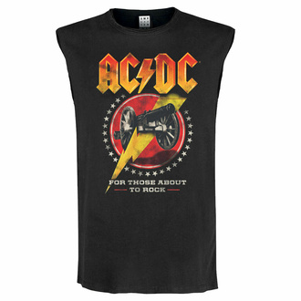 Unisex Tank Top AC/DC - FOR THOSE ABOUT TO ROCK 8 - CHARCOAL - AMPLIFIED - ZAV804H85_CC