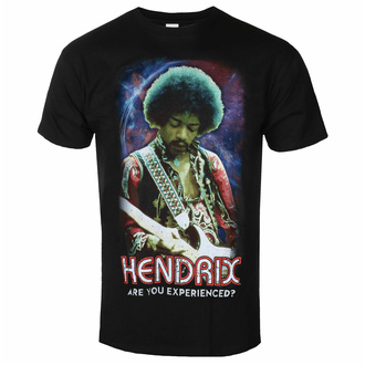 Herren T-Shirt Jimi Hendrix - Cosmic - Schwarz - ROCK OFF, ROCK OFF, Jimi Hendrix