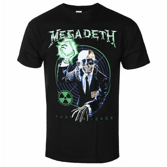 Herren-T-Shirt Megadeth - Vic Target RIP Anniversary Uni BL - ROCK OFF, ROCK OFF, Megadeth