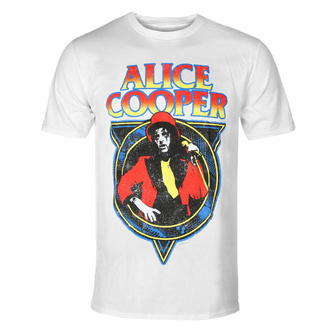 Herren-T-Shirt Alice Cooper - Schlangenhaut WHT - ROCK OFF, ROCK OFF, Alice Cooper