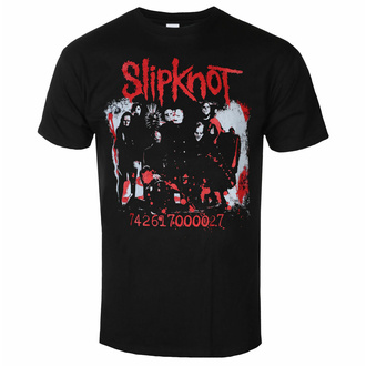 Herren T-Shirt Slipknot - Splatter Photo - Schwarz - DRM13722400