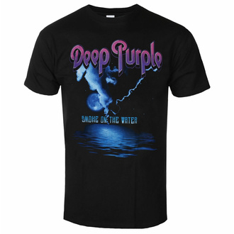 Herren T-Shirt Deep Purple - Smoke On The Water - SCHWARZ - ROCK OFF, ROCK OFF, Deep Purple