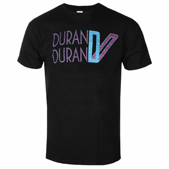 Herren T-Shirt Duran Duran - Double D Logo - ROCK OFF, ROCK OFF, Duran Duran