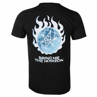 Herren-T-Shirt Bring Me The Horizon - Globus - SCHWARZ - ROCK OFF, ROCK OFF, Bring Me The Horizon