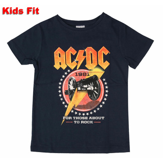 Kinder T-Shirt AC/DC - FTATR 81 Boys - NAVY - ROCK OFF, ROCK OFF, AC-DC