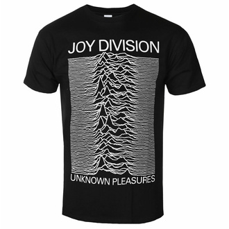 Herren T-Shirt Joy Division - Unknown Pleasures - SCHWARZ - ROCK OFF, ROCK OFF, Joy Division