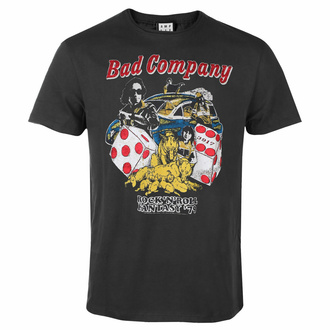 Herren T-Shirt BAD COMPANY - ROCK N ROLL FANTASY - Charcoal - AMPLIFIED, AMPLIFIED, Bad Company