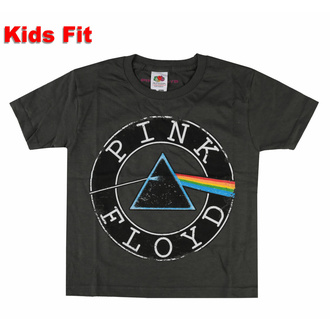 Kinder T-Shirt  - Pink Floyd - Kreis-Logo - Charcoal, ROCK OFF, Pink Floyd