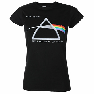 ROCK OFF  - Damen T-Shirt  - Pink Floyd- Packaged DSOTM Courier  - Schwarz, ROCK OFF, Pink Floyd
