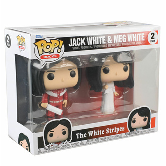 Figuren The White Stripes - POP! - Jack Weiß & Mega Weiß, POP, White Stripes
