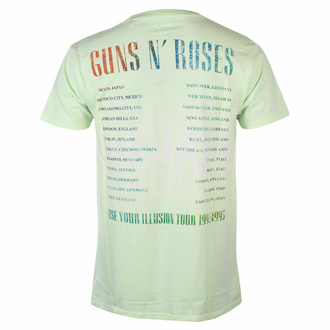 Herren T-Shirt - Guns N' Roses - Gradient UYI To ur - GRÜN - ROCK OFF - GNRTS118MDD
