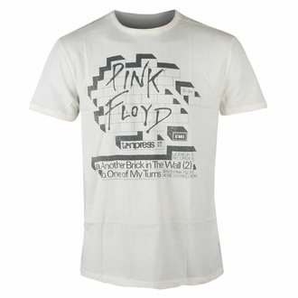 Herren T-Shirt - PINK FLOYD - POSTER - VINTAGE WEISS - AMPLIFIED, AMPLIFIED, Pink Floyd