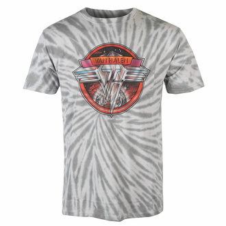 Herren T-Shirt - Van Halen - Chrome logo Uni - GRAU - ROCK OFF - VHTS12MDD