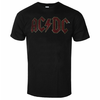 Herren T-Shirt - AC/DC - Full Color Logo - (Diamante) - SCHWARZ - ROCK OFF - ACDCTS95MB