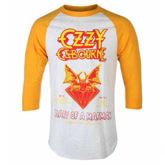 Herren Shirt mit 3/4 Ärmeln - DIAMOND x OZZY OSBOURNE - Diary Of A Madman Raglan - White Monarch, DIAMOND, Ozzy Osbourne