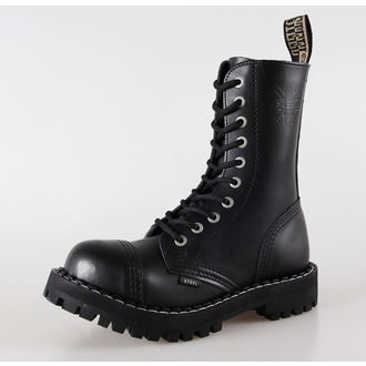 Boots STEEL Springerstiefel - 10 Loch black - ( 105/106 Black)