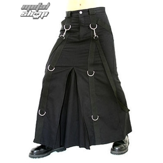 Kilt Aderlass - Chain Skirt Black Denim, ADERLASS
