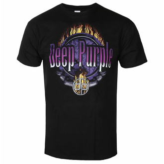 Herren T-Shirt - Deep Purple 'Flames' - 183682, ART WORX, Deep Purple