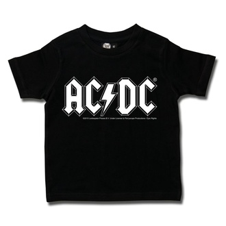 Kinder T-Shirt AC / DC - (Logo, einfarbig) - schwarz - Metal-Kids, Metal-Kids, AC-DC