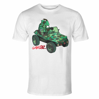 Herren T-Shirt Gorillaz - Green Jeep - ROCK OFF - GORTS01MW