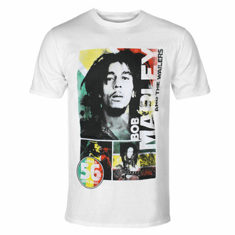 Herren T-Shirt Bob Marley - 56 Hope Road Rasta - ROCK OFF, ROCK OFF, Bob Marley