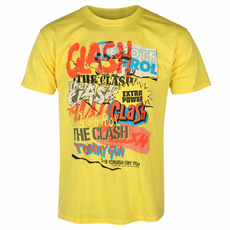 Herren T-Shirt Clash - Single Collage - GELB - ROCK OFF, ROCK OFF, Clash