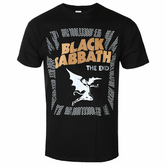 Herren T-Shirt Black Sabbath - The End Demon Back - SCHWARZ - ROCK OFF, ROCK OFF, Black Sabbath