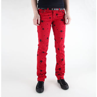 Damen Hose 3RDAND56th - Star Skinny Jeans - JM1097 - RED
